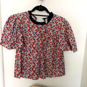 NWT Top Shop Floral blouse